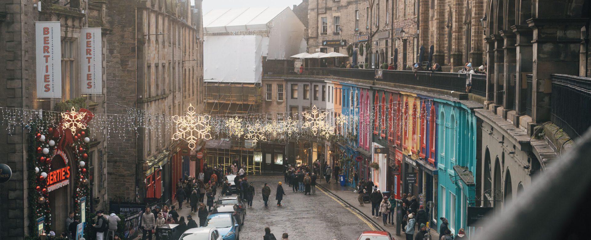 Festliches Edinburgh im Advent